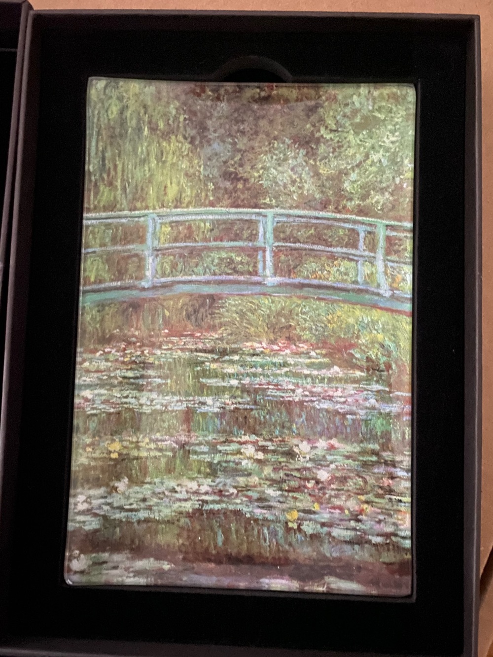 The Met Claude Monet Water Lilies Glass Tray